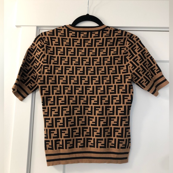 Authentic Fendi x Fila Colab Knitted Sweater - Picture 2 of 15
